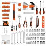 248-Piece Tool Set - General Household Hand Tool Kit with Plastic Toolbox Storage Case for Men, Home Repair, DIY Projects