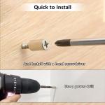 Self-Tapping Screws Cabinet Laminate Shelf Support Pegs with Non-Slip Sleeve Shelves Kitchen Glass Furniture Closet Shelf Pins