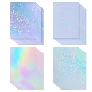 50 Sheets Waterproof Cold Laminating Film 4.1x2.9inch Self-adhesive paper film DIY Package Card Photo Laminating Film