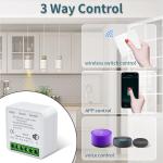 Wifi RF 433MHz Smart Switch Tuya Smart Life Alexa Google Alice Voice Control Remote Wireless Wall Panel Module for Led Lighting