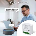 Wifi RF 433MHz Smart Switch Tuya Smart Life Alexa Google Alice Voice Control Remote Wireless Wall Panel Module for Led Lighting