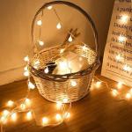 Garland Lights Outdoor Lamp Wedding Garden Fairy Lights Christmas Decoration 10M USB/Battery Power Ball LED String Lights
