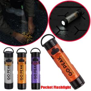 GOPEAK New Pocket Mini Flashlight Outdoor Key Clip Cap Ambient Led Long Endurance Disaster Relief Emergency 5050 Small Light