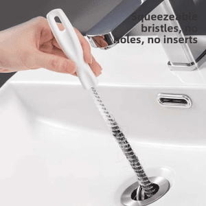 Pipe unclogging magic tool, kitchen drain cleaning brush, hair remover, unclogging tool