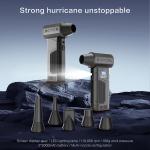 【2025 New】Wireless Jet Fan Brushless Motor Turbo Air Blower For Car Cleaning With LED Light Digital Display Portable Outdoor Use