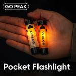 GOPEAK New Pocket Mini Flashlight Outdoor Key Clip Cap Ambient Led Long Endurance Disaster Relief Emergency 5050 Small Light