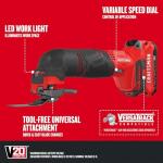 CRAFTSMAN V20 Cordless 8-Tool Combo Kit With Two 2.0 Ah Batteries and Charger (CMCK801D2)