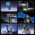 【2025 New】Wireless Jet Fan Brushless Motor Turbo Air Blower For Car Cleaning With LED Light Digital Display Portable Outdoor Use