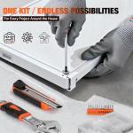 248-Piece Tool Set - General Household Hand Tool Kit with Plastic Toolbox Storage Case for Men, Home Repair, DIY Projects