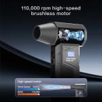 【2025 New】Wireless Jet Fan Brushless Motor Turbo Air Blower For Car Cleaning With LED Light Digital Display Portable Outdoor Use