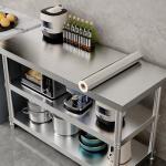 PVC Stainless Brushed Silver Removable Wallpaper Decor Film Vinyl Waterproof Oil-proof House Appliance Kitchen Elevator Sticker