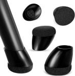 8PCS Chair Leg Floor Protectors Foot Cover Thick Wrap Felt Pads Silicone Furniture 15°-25° Table Feet Protect Hardwood Floors