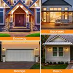 Outdoor Light Fixture Wall Mount, LED Exterior lighting fixtures for Outside, Front Porch Lights, Waterproof Wall Sconce Lantern Lamp, Black Coach Lights for House, Patio, Garage, Doorway, Entryway