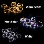 1 Pack 200LED Solar Curtain String Lights Outdoor Waterproof 8 Lighting Modes Curtain Fairy Lights For Wedding Party Decoration