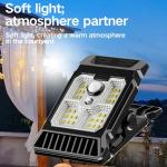 New upgraded intelligent sensing solar clip lamp outdoor courtyard lamp garden lighting solar wall lamp