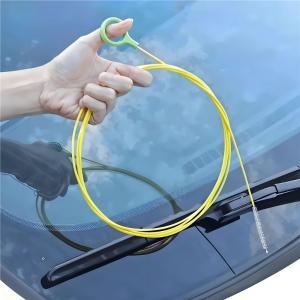 2m Car Sewer Unclogger Cleaning Brush Car Sunroof Long Hose Drain Hole Drain Unclogger Car Pipe Tool Cleaner Auto Accessories