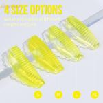 Lomansa 4Pairs Silicone Eyelash Perming lamination Pad Reusable Lash Lifting Rods Kit 3D Lashes Extension Curler Applicator Tool