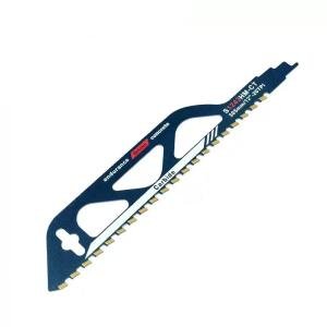 1pc 12in Demolition Masonry Reciprocating Saw Blade - Hard Alloy Blade for Cutting Brick, Wood, Metal, PVC Tube, Porous Concrete