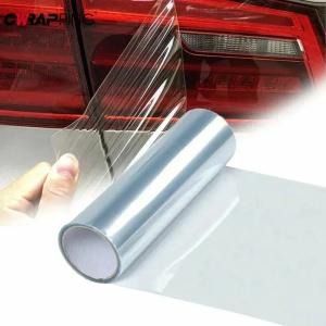Car Transparent Light Protector Film Bumper Hood Paint Protection Auto Headlight Fog Light Vinyl Smoke Film Foil Stickers Cover