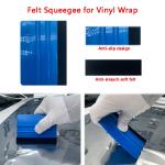 10/19/24Pcs Car Wrapping Vinyl Tool Kit Window Film Tint Tools Car Wrap Sticks Edge Trimming Squeegee Tinting Felt Edge Squeegee