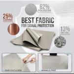Faraday Fabric for High - Frequency Protection: Blocks 4G, 5G WIFI Signals, EMF/EMI Shielding Cloth, Great for DIY Wireless