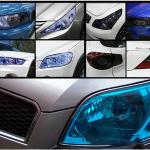 Car Headlight Taillight Protective Film Tint Vinyl Film Auto Lamp Film Sticker Sheet Color-Changing Smoke Matt Rear Fog Stickers