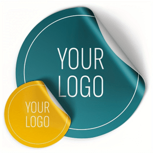 Customized Stickers for Weddings, Birthdays, Baptisms - Personalized Event Decor, Durable Waterproof Vinyl, Bulk Party Supplies