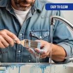 Pro Grade 2 Inch Angled Paint Brush (3 Pack) – Professional Angle Sash Brushes for Cutting in Trim, Walls, Cabinets & Detail Work – Works with Latex & Oil-Based Paint