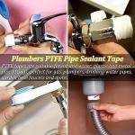 10PCS Thread Seal Tape – Waterproof Leak-Proof Plumbing Duct Tape for Pipe Fittings, Oil-Free Repair & Adhesives