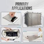 Faraday Fabric for High - Frequency Protection: Blocks 4G, 5G WIFI Signals, EMF/EMI Shielding Cloth, Great for DIY Wireless