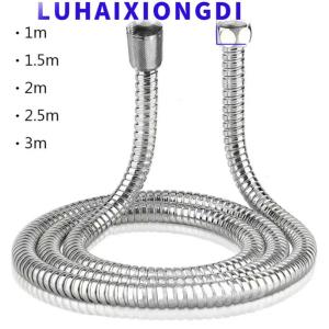 Flexible Stainless Steel Plumbing Hose Shower Head Tube Flexible Bathroom Pipe 1-3m Bath Accessories