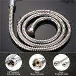 Flexible Stainless Steel Plumbing Hose Shower Head Tube Flexible Bathroom Pipe 1-3m Bath Accessories