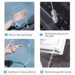 SEAMETAL 3m Car Sewer Unclogger Cleaning Brush Car Sunroof Long Hose Drain Hole Drain Unclogger Pipe Tool Cleaner Car Accessorie