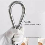 Flexible Stainless Steel Plumbing Hose Shower Head Tube Flexible Bathroom Pipe 1-3m Bath Accessories
