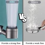 Four modes shower filter head massage showerhead replete for shower knobs bathroom accessories heads showers parts fixture home