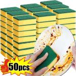 Highly absorbent double-sided sponge magic cleaning pot rust sponge cleaning brush kitchen grease cleaning tool
