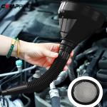 Engine Refueling Funnel with Filter for Car Motorcycle Truck Oil Gasoline Filling Strainer Extension Pipe Hose Funnels Tool