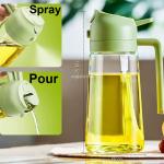 Pour and Spray Oil Dispenser Bottle – High Capacity Kitchen Fryer for Olive Oil