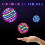 Flying ball, automatic spinning ball, LED dazzling lights, floating magic, fan, UFO flying machine, toy, gift, game, sports ball