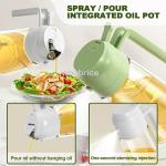 Olive Oil Spray Bottle for Oil Bottle Pouring for Cooking Oil Spices Camping Dispenser with Automatic Lid Spice Shaker