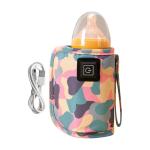 USB Milk Water Warmer Travel Stroller Insulated Bag Baby Nursing Bottle Heater Safe Kids Supplies for Outdoor Winter
