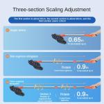 Car Washer Mop Foam Wash Brush Double Brush Head Roof Window Cleaning Maintenance Three-Section Telescopic Mop Car Accessories