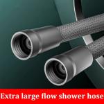 Nylon Rope Braided Shower Pipe 4 Points Universal Water Pipe Hot And Cold Shower Head Explosion-proof Connecting Pipe
