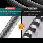 Nylon Rope Braided Shower Pipe 4 Points Universal Water Pipe Hot And Cold Shower Head Explosion-proof Connecting Pipe