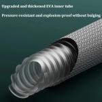 Nylon Rope Braided Shower Pipe 4 Points Universal Water Pipe Hot And Cold Shower Head Explosion-proof Connecting Pipe