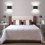 Kawell Modern LED Wall Sconces Up Down LED Wall Light Indoor Outdoor Creative LED Wall Lamp 10W Hallway Wall Mount Light Fixtures for Bedroom Living Room Stairs Porch, Cold White