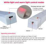 Motion Sensor Lamp Night Light Wireless LED USB Type C Rechargeable Lamp for Kitchen Cabinet Bedroom Wardrobe Staircase Lighting