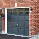 Design House 505198 Jelly Jar Classic 1-Light Indoor/Outdoor Wall Light with Clear Ribbed Glass for Entryway Porch Patio, Oil Rubbed Bronze