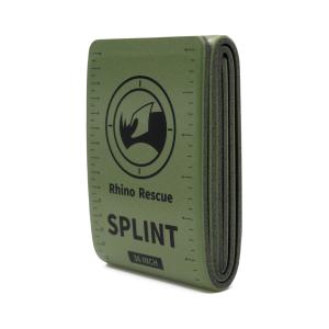 RHINO RESCUE First Aid Splint 36" X 4.3" Green-Gray, Keep Bones in Position For Camping Hiking Fixture Bone Emergency Kit