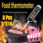 Food Thermometer Probe Type Electronic Kitchen Digital Thermometer for Meat Milk Cooking Food BBQ TP300 Temperature Gauge Tool